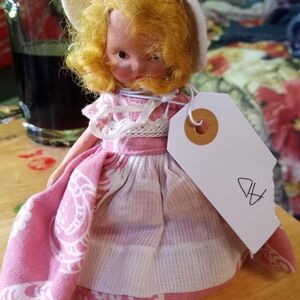 1940s Vtg Nancy Ann Doll Storybook #153 Lil Bo Peep with Box 5 1/2 Wee One Doll